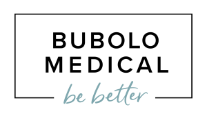 BuboloMed_FinalLogo_BeBetter_BlackTeal_Stacked-01-300x172